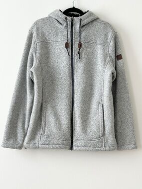Rugged Elements Gray Mountain Fleece Hoodie Jacket